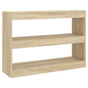 Ormaric za knjige / sobna pregrada boja hrasta 100x30x72 cm