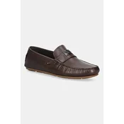 Usnjeni mokasini Tommy Hilfiger HARDWARE DRIVER SHOE
