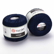 Bombažna preja YarnArt Violet 50 g | izberite barvo - 0066 pomorski modra