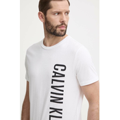 Pamucna majica Calvin Klein za muškarce, boja: bijela, s tiskom