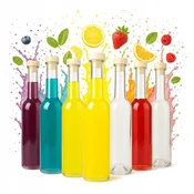 shumee 50X FENICE steklenička 350 ml za likerje, olivno olje, sok, vino