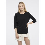 ONLY Majica onlGLAMOUR 3/4 TOP JRS, črna