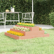 vidaXL Visoka greda 80x80x27 cm trden les douglas