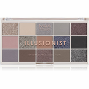 MUA Makeup Academy Professional 15 Shade Palette paleta senčil za oči odtenek Illusionist 12 g