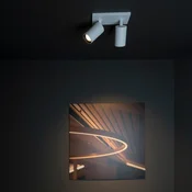 The Light Group SLC LED vgradno reflektorsko svetilo Art, 2 luči, belo, 2.700 K, aluminij - Dnevna soba/jedilnica - Sodobni - bela
