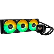 ASUS TUF Gaming LC III 360 ARGB LCD vodno hlajenje za procesor, trije 120mm ARGB ventilatorji, Aura Sync - 90RC01A1-B0EAY0