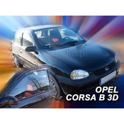 Heko Bocni vetrobrani Team za OPEL CORSA B 1993-2001, Prednji i zadnji