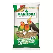 MANITOBA - hrana za NIMFE, AGAPORNISE, ROZELE 1 kg