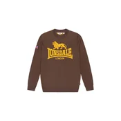 Lonsdale London Pulover Swanscombe rjava/rumena