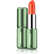 Clinique Pop™ Longwear Lipstick Shine bleščečo šminko odtenek Rev It Up Coral 3.9 g