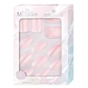 Essence Disney The Little Mermaid Samoljepljivi umjetni nokti, 01 Pearl Of The Sea, 12 komada