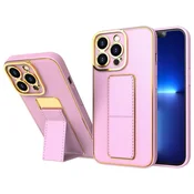 Hurtel New Kickstand ovitek za iPhone 13 Pro, roza