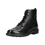 CLARKS Gležnarji z vezalkami Newford črna