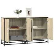 Vidaxl Komoda sonoma hrast 134x35x76 cm inženirski les