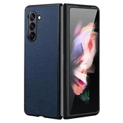 Torbica Leather Fold za Samsung F946B Galaxy Z Fold 5 5G plava