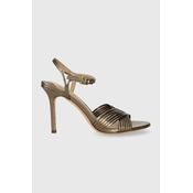 Kožne sandale Lauren Ralph Lauren Madelaine boja: zlatna, 802912330001