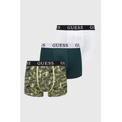 Bokserice Guess 3-pack za muškarce, boja: zelena