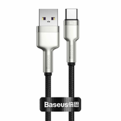 Kabel USB cable for USB-C Baseus Cafule, 66W, 0.25m (black)