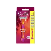 Gillette Ženski aparat za brijanje Venus Simply3 Miami, 8 dopuna, Narandžasti