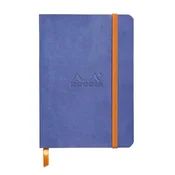 Notes A6, Rhodiarama soft, s gumicom, diktando crte, tamnoplavi