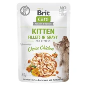 Brit BRIT Care mokra hrana za mačke, pasja izbira za mladostnike - piščanec, 85 g, brez umetnih barvil in konzervansov