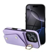 OEM Ovitek za iPhone 13 Wonder z denarnico v lila barvi