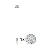 Eglo - LED luster na sajli MY CHOICE 1xE14/4W/230V hrom