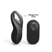 Dorcel Discreet Vibe + - radijski vibrator za klitoris z možnostjo polnjenja (črn)