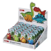 LED obesek za ključe – dinozaver za 3x LR54, 24 kosov, škatla za prikaz