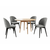 jedilnica set Racine 127 Rjava 76cm