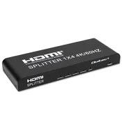 Aktivni razdelilnik Qoltec 4 x HDMI 4K x 2K | 6 Gb/s | 60 Hz | Visoka stabilnost
