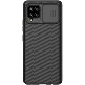 Nillkin CamShield Pro vzdržljiva torbica z zaščitnim ščitnikom za kamero za Samsung Galaxy A42 5G črna