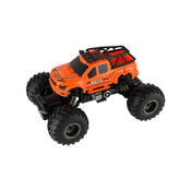 Avto RC pick up Off road terénne, 23cm, 2,4 GHZ na baterije s svetlobo, oranžna