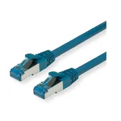 VALUE Patch kabel S/FTP, CAT6A, 1 m, plavi