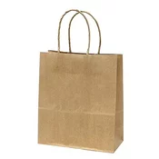 Vrečka darilna eko a5 22x10x28 rjava PROMOCIJA