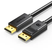 Ugreen DP102 1.2 kabel DisplayPort 1.2 4K, 5m, črn