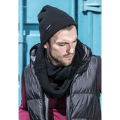 Basic Flap Beanie Black