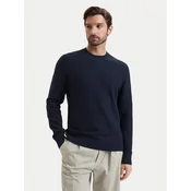 Calvin Klein Pulover LV04LF304G Mornarsko modra Regular Fit