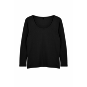 Trendyol Curve Black Camisole Knitted Plus Size Blouse