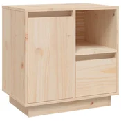Vidaxl Nočna omarica 50x34x50 cm trdna borovina