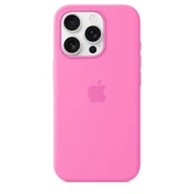 Apple silikonski ovitek za iPhone 16 Pro z MagSafe - Peony