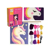 TM Toys Wow Box - Macramé Unicorn Vezenje, vezenje set ustvarjalno zabavno DIY 6+