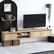 Hanah home TV Komoda Heka Hrast