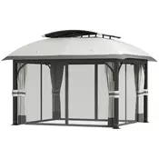 Homestar Vrtni paviljon 395x330x294 cm Siva