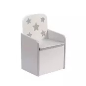 Chairs with storage Stars Grey