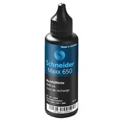 Polnilo za permanentne markerje, 50 ml, SCHNEIDER 650, črno