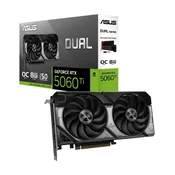 Asus graficka kartica GeForce RTX 5060 Ti, 8GB, GDDR7, 128-bit, 3x DP, 1x HDMI, dvostruka