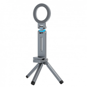 CELLECT Aluminijum tripod selfie stick nožicu funkciom srebrno