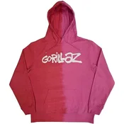 Gorillaz Two-Tone Brush Logo (Wash Collection) Red M Kapuco