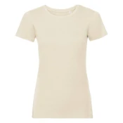 Beige womens t-shirt Pure Organic Russell